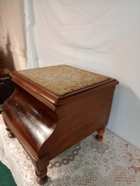 Antique Victorian Chamber Pot Wooden Chair