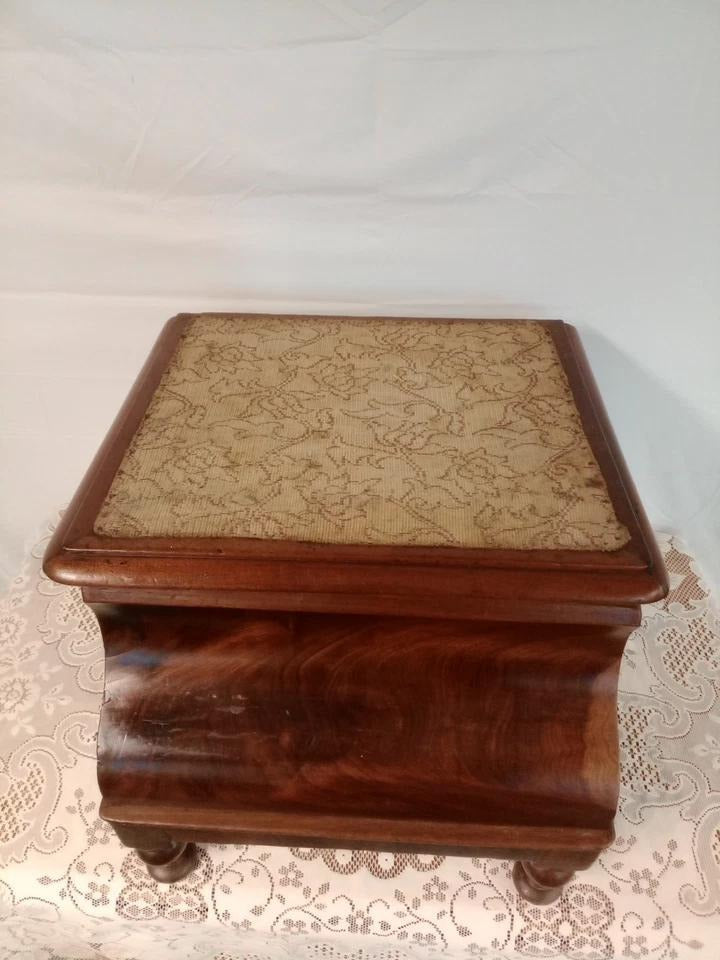 Antique Victorian Chamber Pot Wooden Chair
